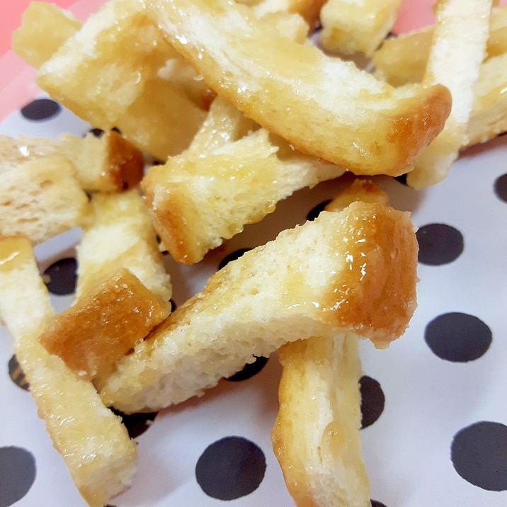 電子レンジで簡単！子供が大好き食パンのかりんとう♪